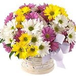 Кошики з різних квітів