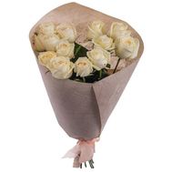 Букет из 13 белых роз