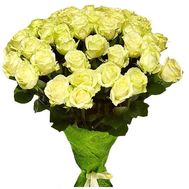 Букет из 31 белой розы