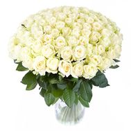 101 біла троянда