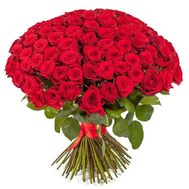 101 червона троянда