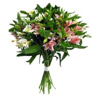 Букет із 15 альстромерій