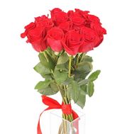 Букет із 15 імпортних троянд