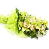 Букет із 9 орхідей