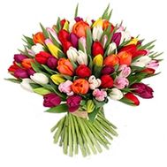 Букет из 101 тюльпана