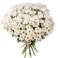 Букет із 19 ромашкових хризантем