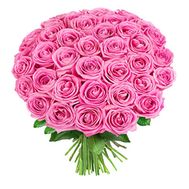 Букет из 41 розовых роз