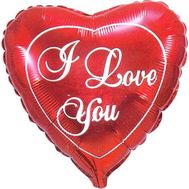 Фольгована кулька у формі серця