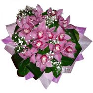 Букет із 17 орхідей