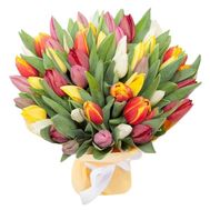 Букет із 45 тюльпанів