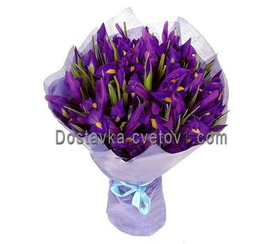 Букет весенних цветов 25 ирисов