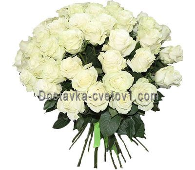 Букет цветов из 51 белой розы
