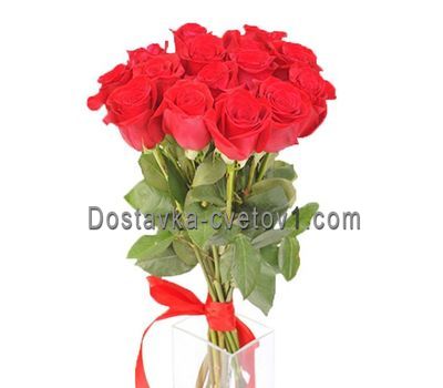 Букет із 15 імпортних троянд