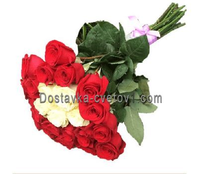 Букет із 11 червоних імпортних троянд