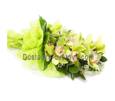 Букет із 9 орхідей