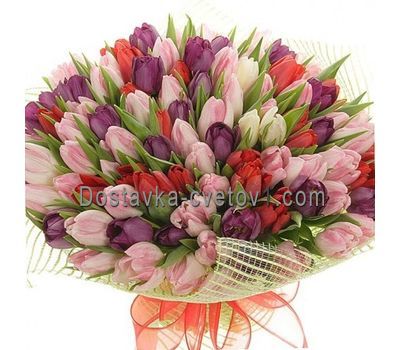 Букет із 151 тюльпана