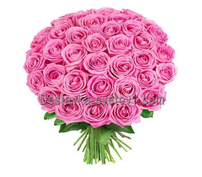 Букет из 41 розовых роз