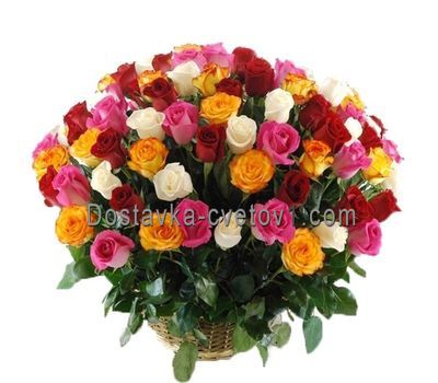 Кошик з 101 троянди