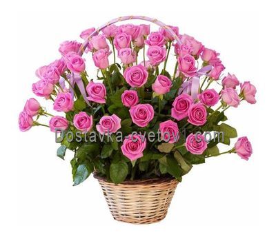 Корзина из 51 розы