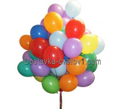 50 різнокольорових повітряних кульок