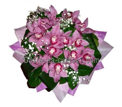 Букет із 17 орхідей